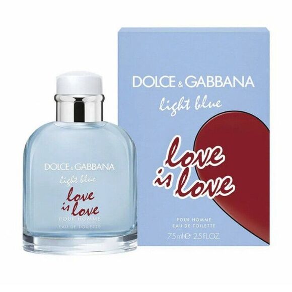 Dolce and Gabbana Light Blue Love is Love Pour Homme Eau De Toilette Spray 75ml - Picture 1 of 4